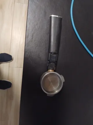 Portafiltro café 1 carga con grifo doble