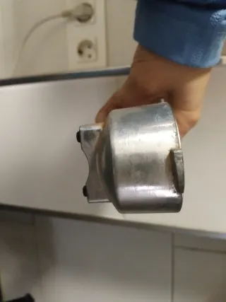 Portafiltro café 1 carga con grifo doble