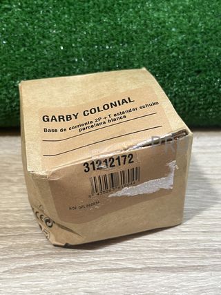 Base presa terra laterale in porcellana Fontini