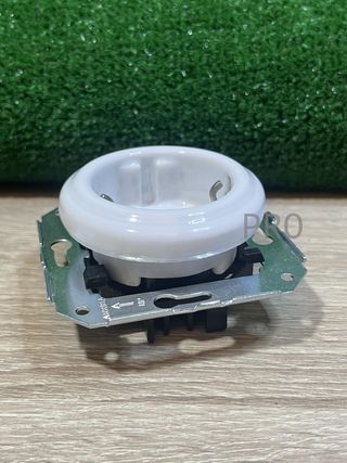 Base presa terra laterale in porcellana Fontini