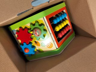 Small Foot Pequeño Pie Company 4244 - Habilidades motoras Cubos Safari Juguete