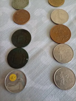 Lote monedas antiguas