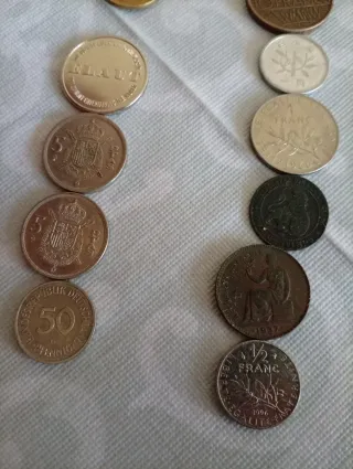 Lote monedas antiguas