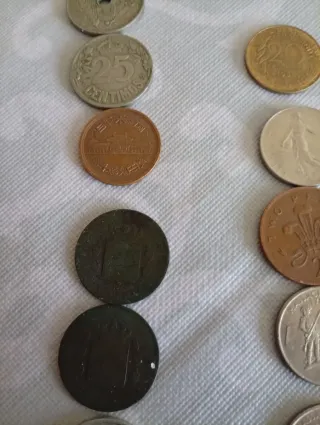 Lote monedas antiguas