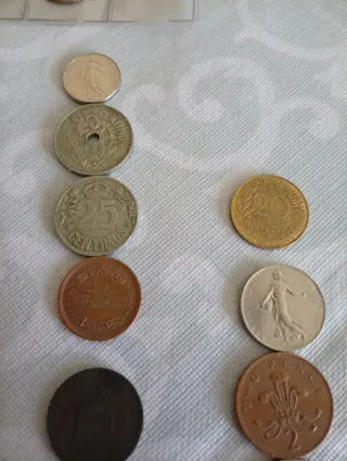 Lote monedas antiguas