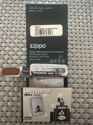 Zippo Edizione Limitata #24481 Weeks Trial