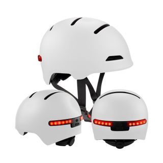 Casco de bicicleta para patinete eléctrico urbano para adulto, luz