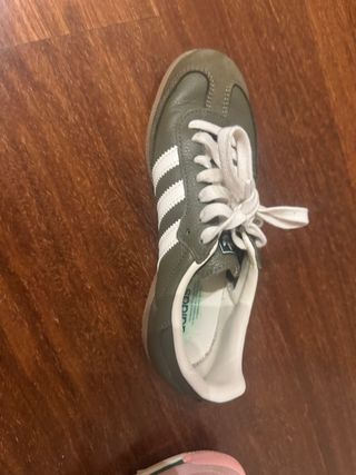 Adidas samba de piel verde