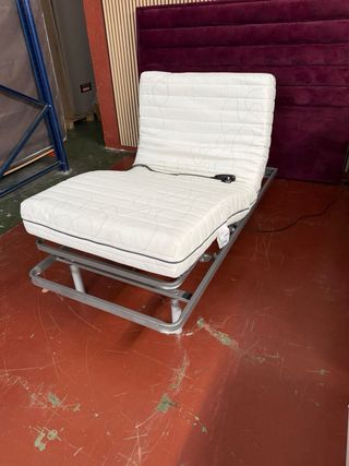 Letto Elettrico Articolato e Materasso in Lattice 90x190