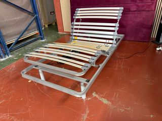 Letto Elettrico Articolato e Materasso in Lattice 90x190
