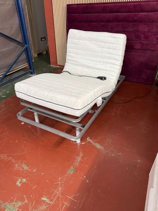 Letto Elettrico Articolato e Materasso in Lattice 90x190