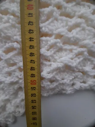 Toquilla crochet crema T. M-L