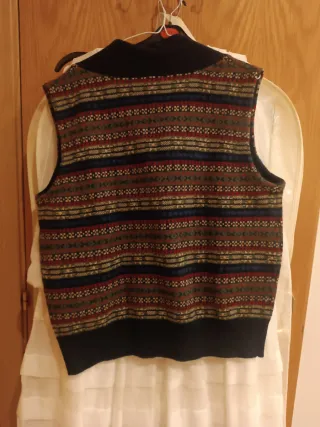 Chaleco de punto Zara multicolor talla L