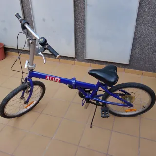 Bicicleta plegable ALIFE azul niños