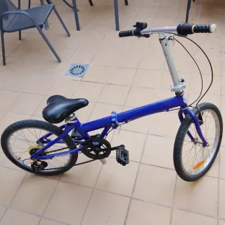 Bicicleta plegable ALIFE azul niños