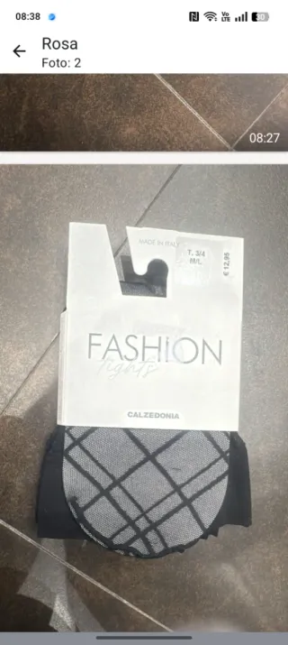 Calze Calzedonia pizzo nero M