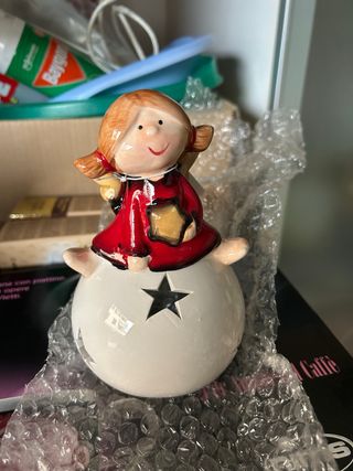 Porta t-light angelo ceramica