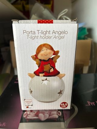 Porta t-light angelo ceramica