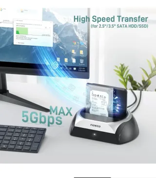 Estación Acoplamiento Discos Duros FIDECO