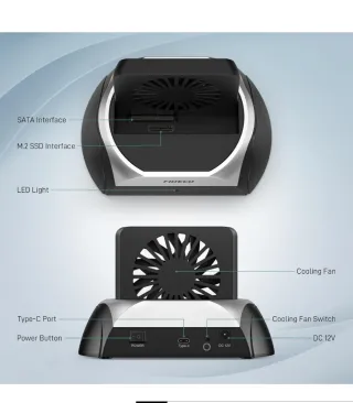 Estación Acoplamiento Discos Duros FIDECO