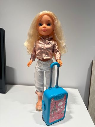 Nancy 2 Muñecas y Mochila Lentejuelas