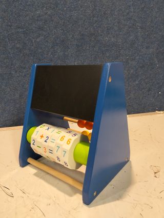 Juguete educativo madera 20×18 cm azul contar y sumar