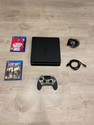 PS4 Slim 1TB Nera + Controller + 2 Giochi
