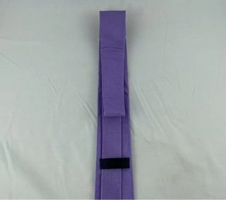 Corbata lila cielo + gemelos a juego con caja