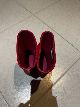 Botas de agua Hunter rojas talla 37