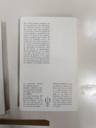 Metamorfosis de la literatura Tres volúmenes
