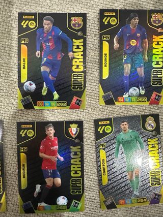 6 Cromos Adrenalyn Supercrack 2025-26
