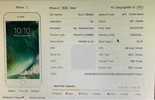 iPhone 6 16GB Plata