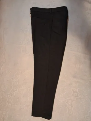 Pantalón de vestir negro hombre T42