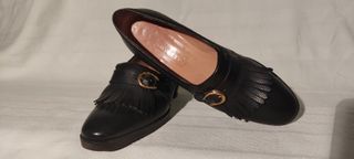 Scarpe Nicolette Vera Pelle con Frange