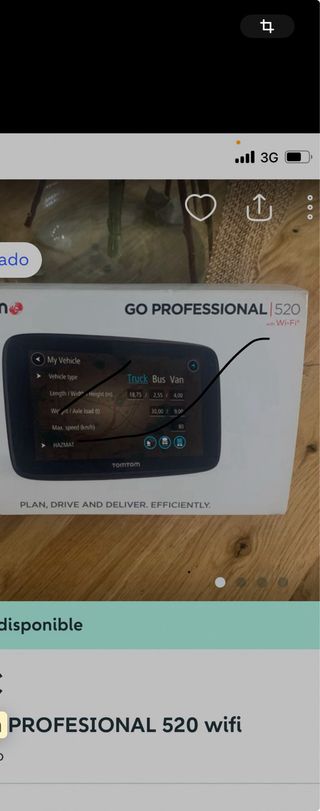 TomTom GO PROFESSIONAL 520 Wi-autobuses , camiones