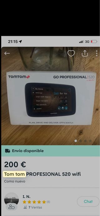 TomTom GO PROFESSIONAL 520 Wi-autobuses , camiones