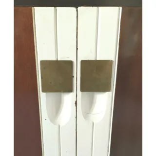 Mueble modular madera y cristal Años 70