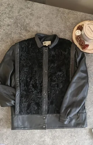 Chaqueta Piel Peletería J. Cabezón Talla 44
