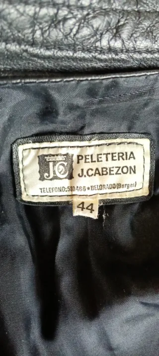 Chaqueta Piel Peletería J. Cabezón Talla 44