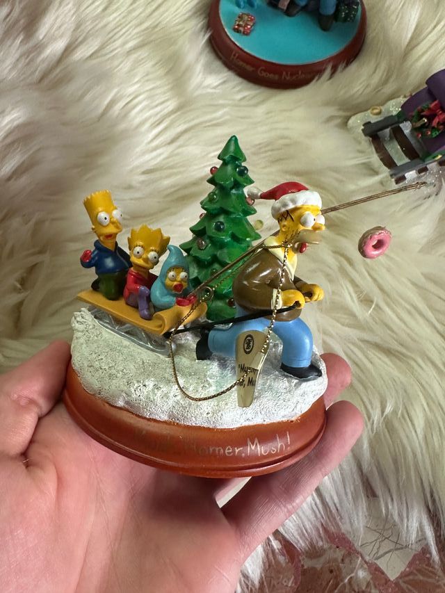 Pack Adornos Navidad The Simpsons Vintage