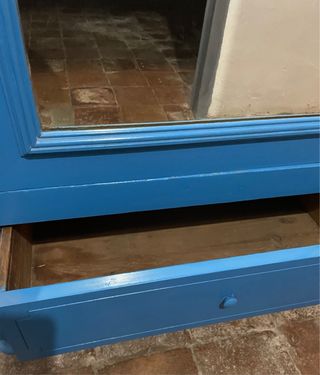 Armario rústico con espejo 2 metros de alto