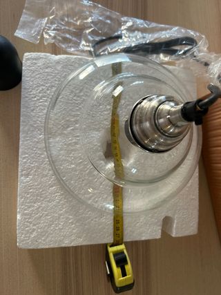 Lámpara de techo Villalba tulipa cristal