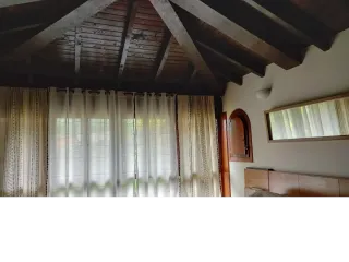 Cortinas estilo bohemio beige y negro