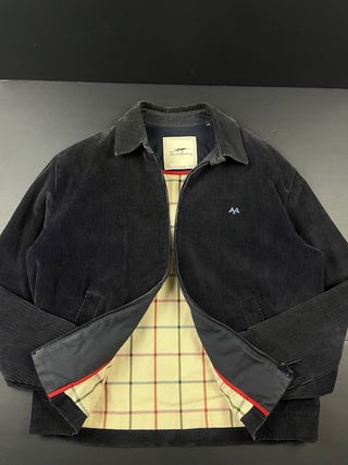 Cazadora Thomas Burberry Pana Azul Marino Talla L