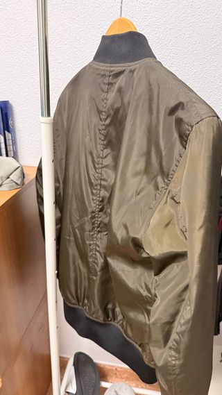Chaqueta Bomber Zara Verde