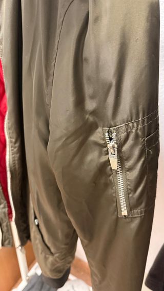 Chaqueta Bomber Zara Verde