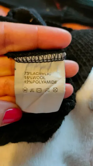 Vestido jersey mujer negro multicolor