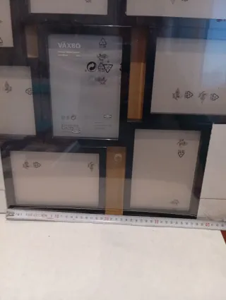 Porta fotos vaxbo negro.