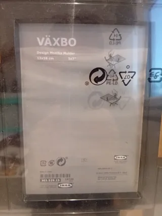 Porta fotos vaxbo negro.