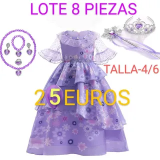 DISFRAZ 8 PIEZAS NIÑA NUEVO